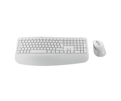 Zestaw klawiatura i mysz Logitech Signature Comfort Plus MK880 biały